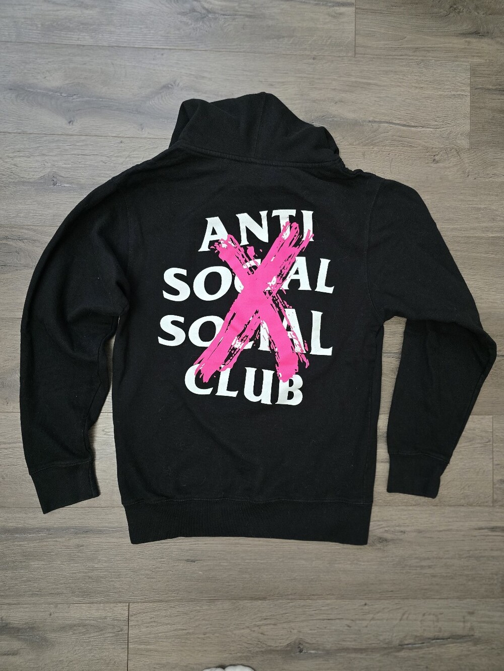 Anti Social Social Club Cancelled Hoodie Size Small Oversized Loose Fit Baggy